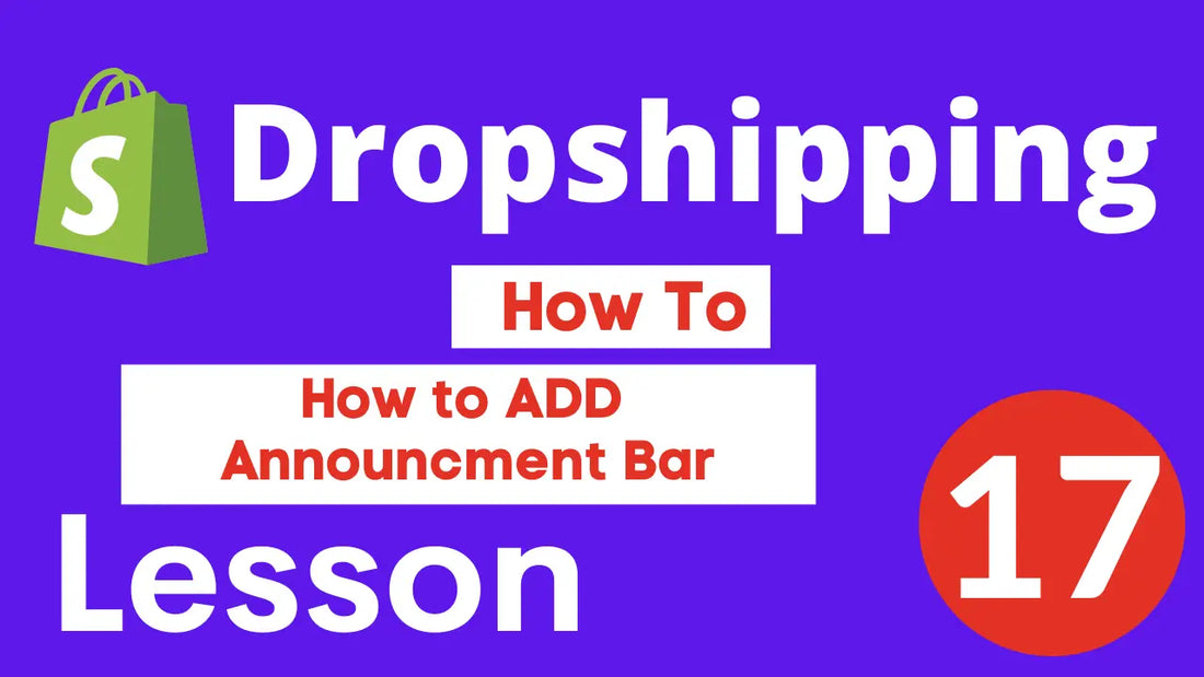Shopify Tips and Tricks: Adding an Announcement Bar to Your Store for Increased Engagement