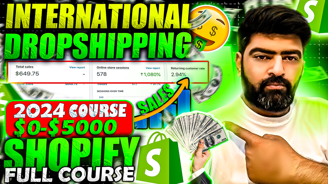 Shopify International Dropshipping Full Course 2025